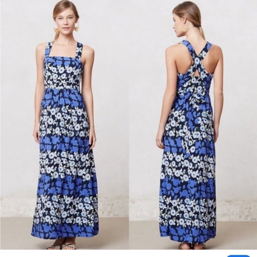 Anthropologie Maeve Anakena Floral Maxi Dress 4